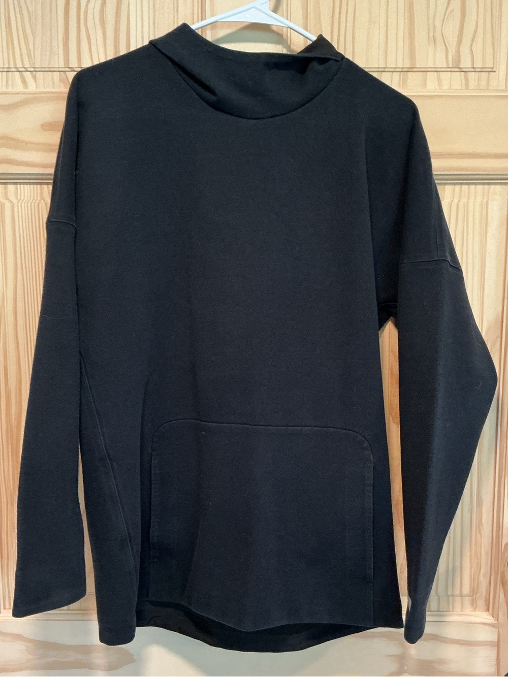 Gymshark Black Hoodie with Front Pocket